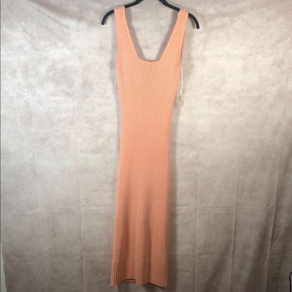 Anthropologie Amadi‎ knit midi dress with open twist back
